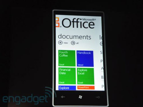 Windows Phone 7用户将可在云端使用Office 2010