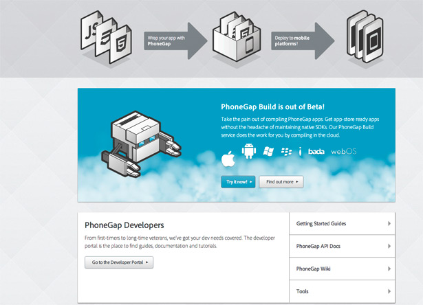 HTML5 + CSS3 + Javascript = native mobile apps