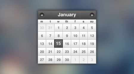 instantShift - Beautiful Free Calendar PSD Designs