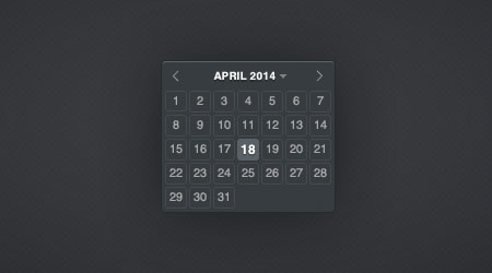 instantShift - Beautiful Free Calendar PSD Designs