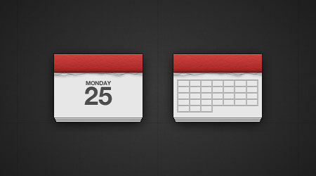 instantShift - Beautiful Free Calendar PSD Designs