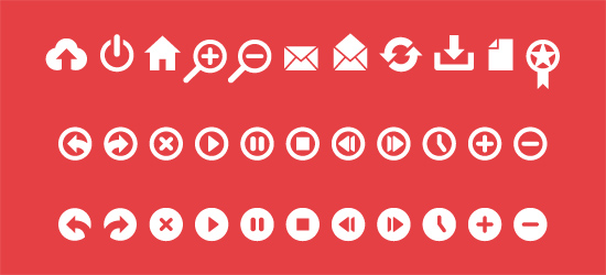 Free Glyph Icon Set 07