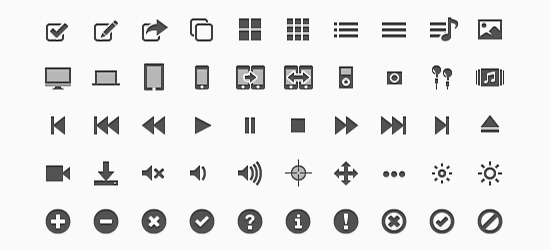 Free Glyph Icon Set 19