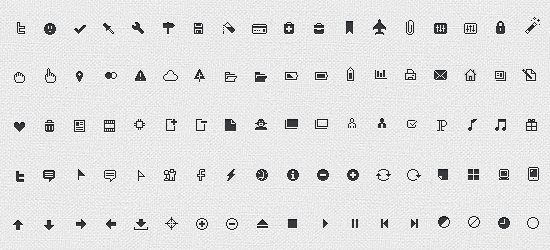 Free Glyph Icon Set 21