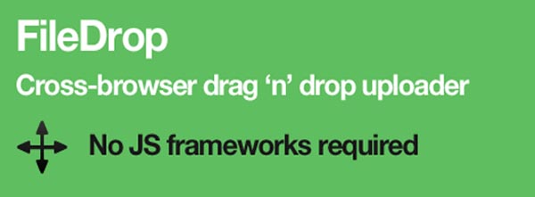 跨浏览器的JavaScript拖放文件上传：FileDrop