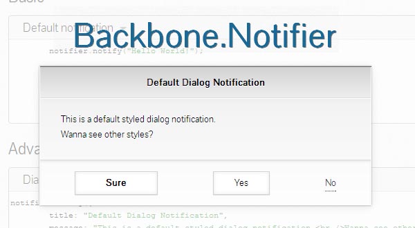 UI通知框架：Backbone.Notifier