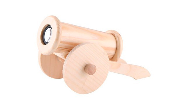 Wooden Cannon USB Speaker