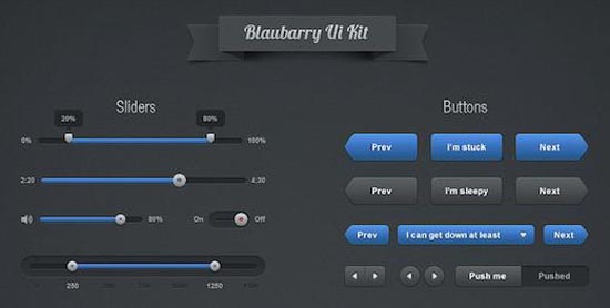 10. Blaubarry Ui Kit