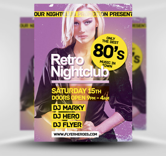 Retro Flyer Template