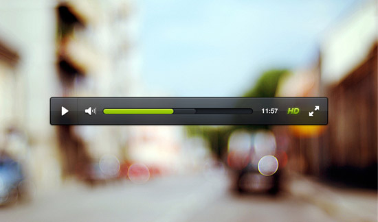 Video Player PSD