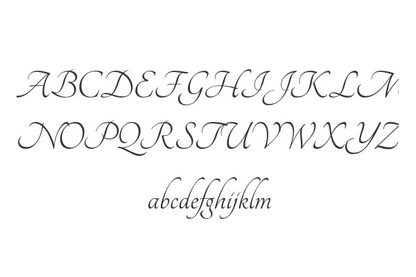 calligraphic fonts