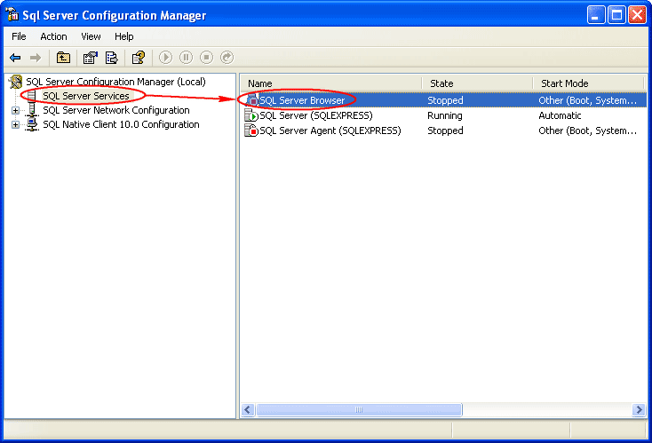 [转]如何实现远程连接SQL Server 2008 Express - cici喜之郎 - C边小屋