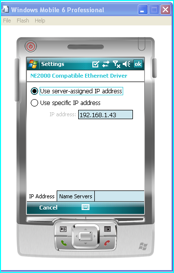 Windows mobile emulator